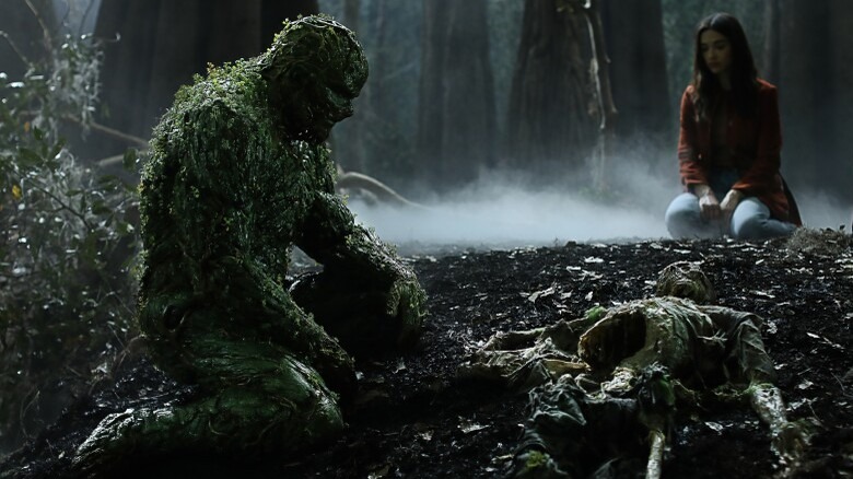 Swamp Thing in mourning