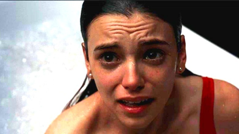 Heather Holloway screaming in bathtub in Stranger Things