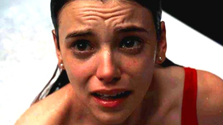 Heather Holloway screaming in bathtub in Stranger Things