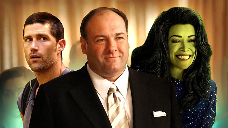 Matthew Fox on Lost, James Gandolfini on The Sopranos, Tatiana Maslany as She-Hulk.