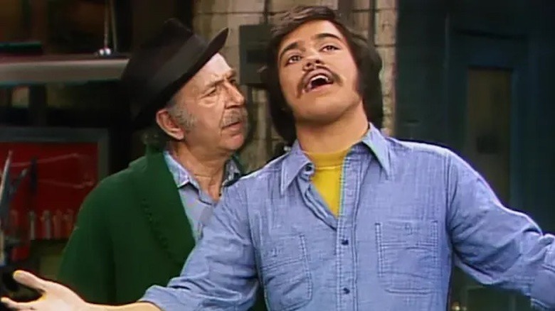 Jack Albertson and Freddie Prinze as Ed and Chico in Chico and the Man