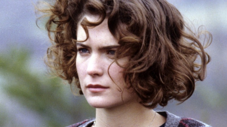 Lara Flynn Boyle's Donna Hayward during a picnic with Laura and James in Twin Peaks