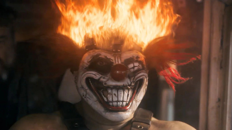 Sweet tooth with the head of fire in a twisted metal season 2