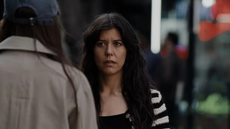 Sophie talking angrily to Lucy in Materialists