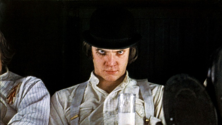 malcom mcdowell a clockwork orange milk bar