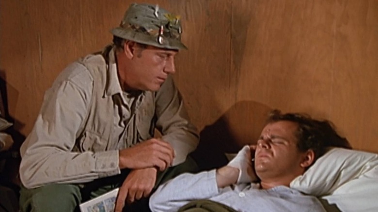 McLean Stevenson and Gary Burghoff on M*A*S*H