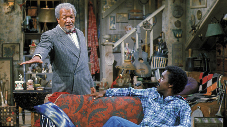 Sanford en Son, Fred en Lamont aan het praten