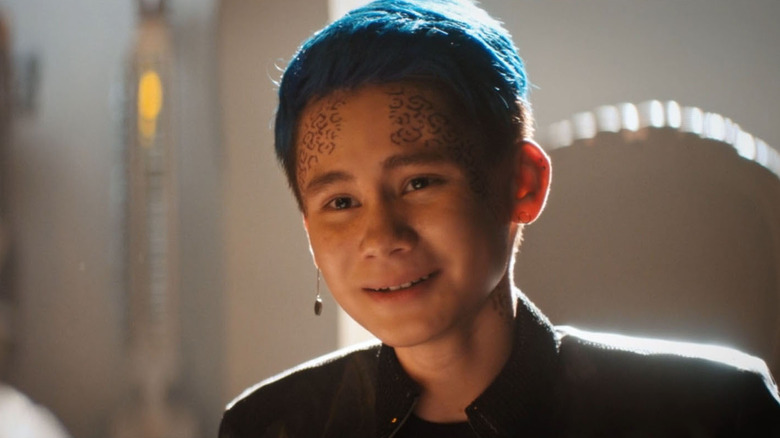 Gray in a dreamspace on Star Trek: Discovery