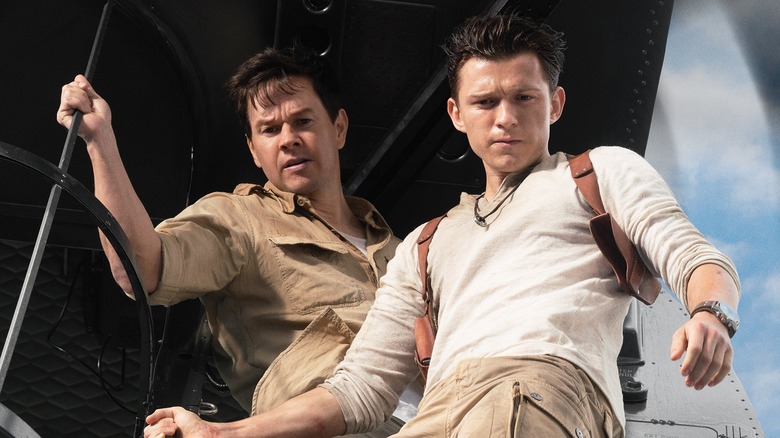 Tom Holland and Mark Wahlberg