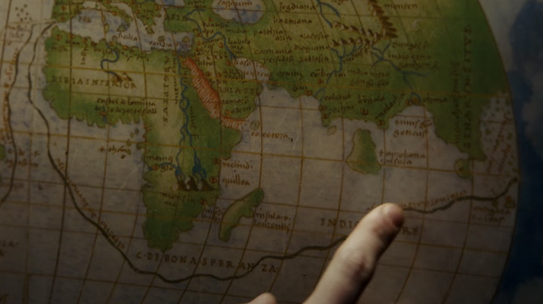 A Map of Magellan's travels