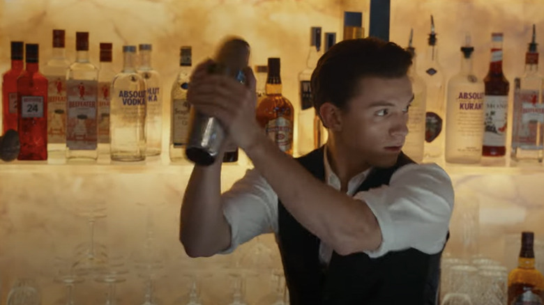 Nathan Drake as a bartender