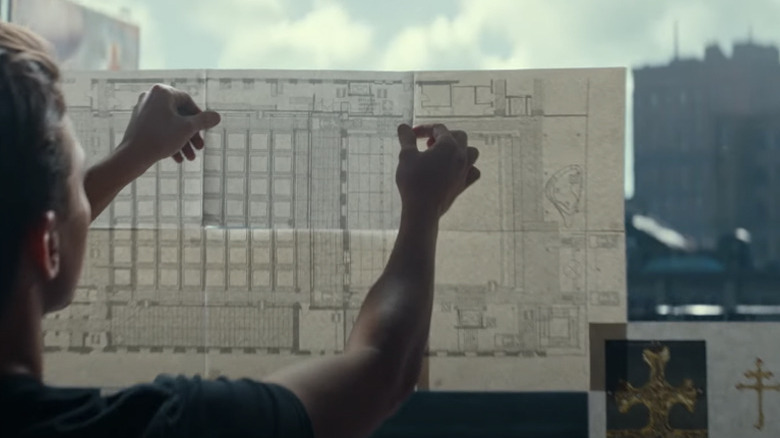 Tom Holland, blueprints, and some cross photos