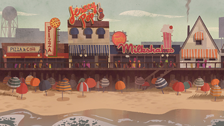 Under the Boardwalk concept art