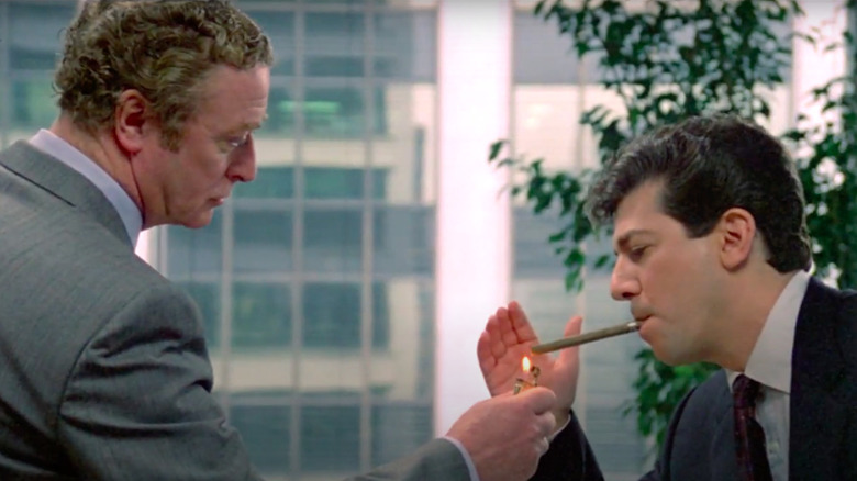 Michael Caine and Peter Riegert