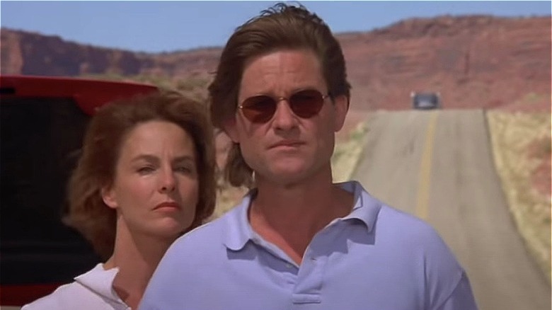 Kurt Russell and Kathleen Quinlan in "Breakdown"