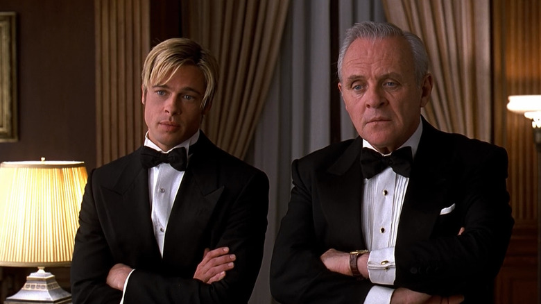 Joe Black and Bill Parrish wearing black tuxedos