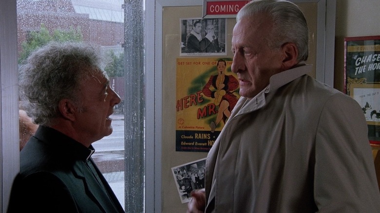 Ed Flanders and George C. Scott in The Exorcist III