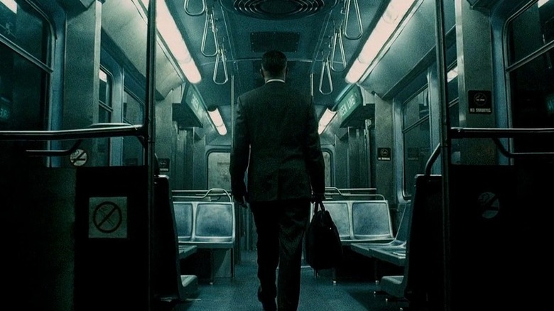 Vinnie Jones in a subway