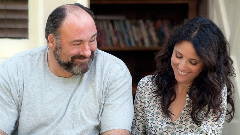 James Gandolfini and Julia Louis-Drefyus in "Enough Said"