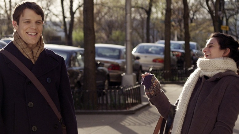 Jake Lacy and Jenny Slate in "Obvious Child"
