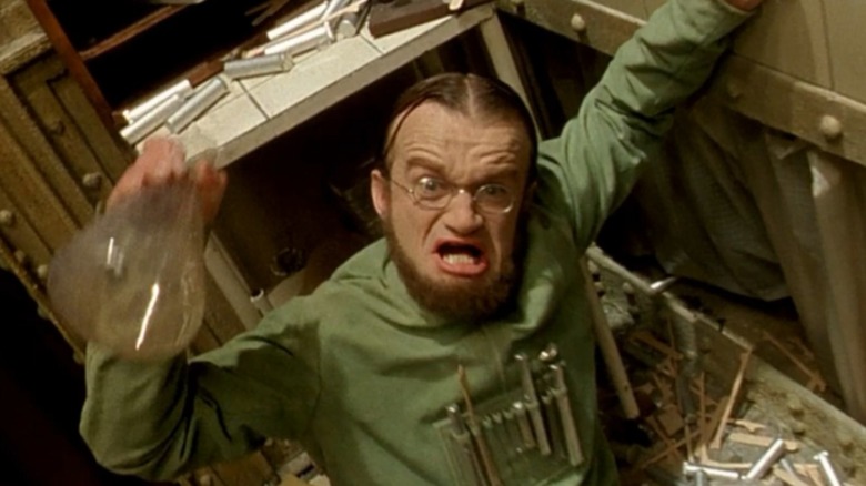An angry character in 
