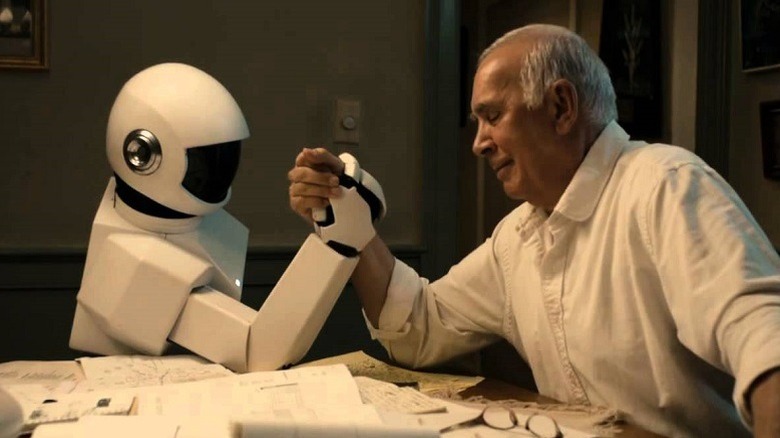 Robot arm wrestles with Frank
