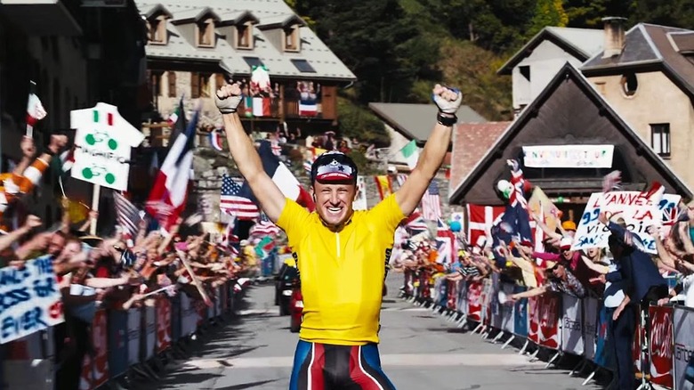 Lance Armstrong racing