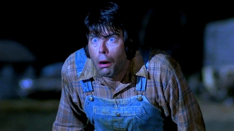 Stephen King stares wide eyed Creepshow