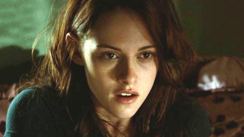 Bella Swan gazes at Edward Cullen