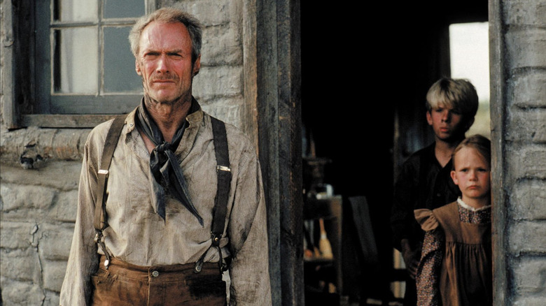 William Munny and his children in Unforgiven