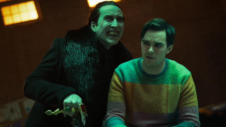 Nicolas Cage and Nicholas Hoult in Renfield