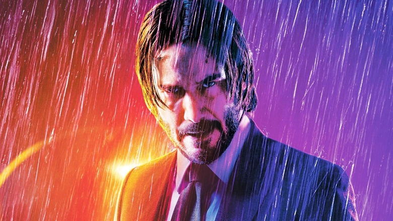 John Wick in the rain