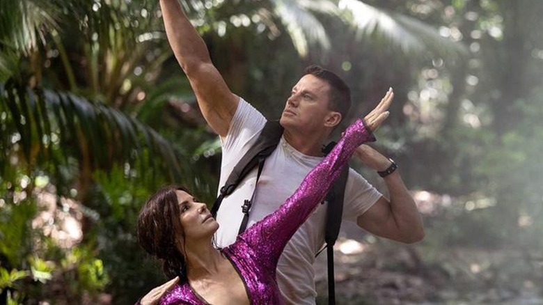 The Lost City Sandra Bullock and Channing Tatum