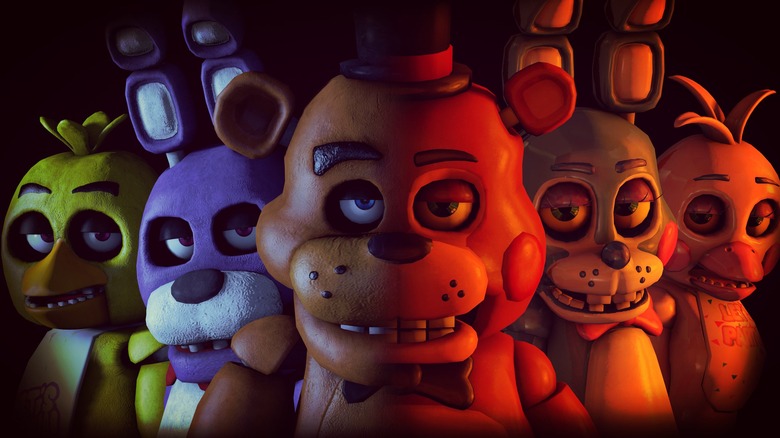 The characters of Five Nights at Freddy's
