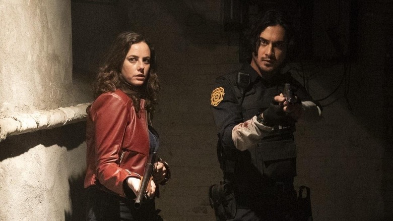 Claire Redfield and Leon S. Kennedy in Resident Evil: Welcome to Raccoon City