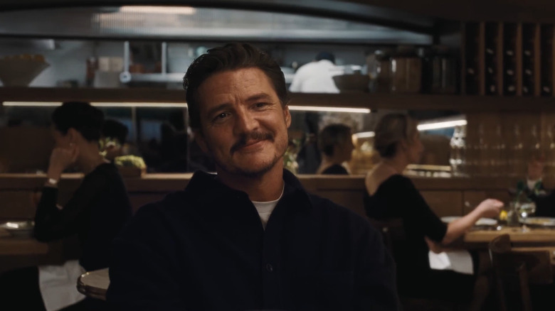 Harry Castillo stares lovingly at a restaurant in Materialists