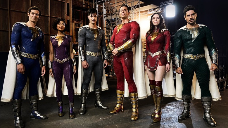 The cast of Shazam!