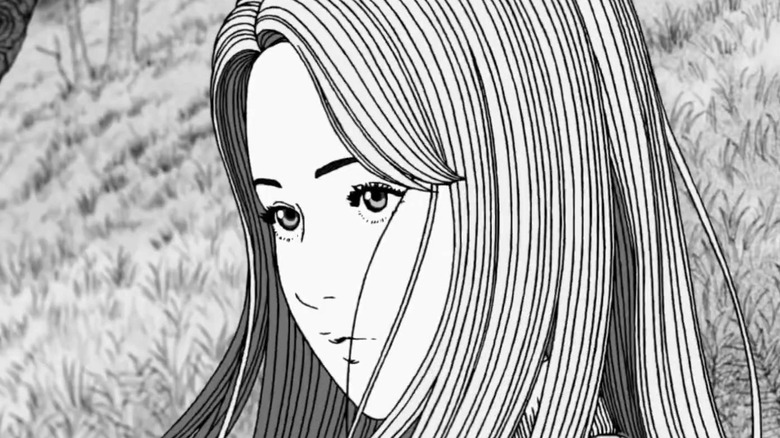 Kirie Goshima staring into the distance in Uzumaki