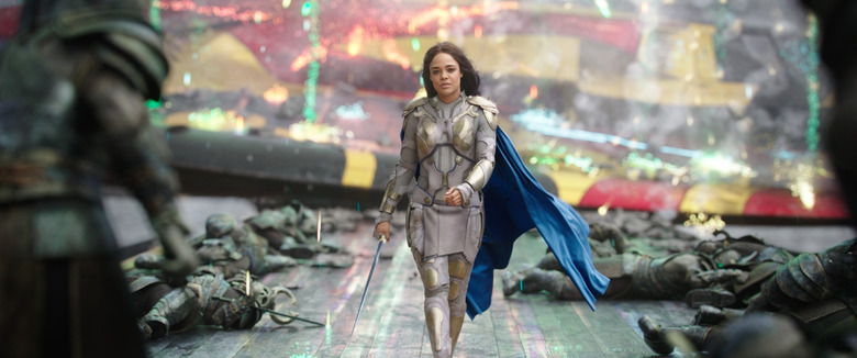 Tessa Thompson as Valkyrie in Thor Ragnarok - Valkyrie (Marvel Comics) -  Wikipedia