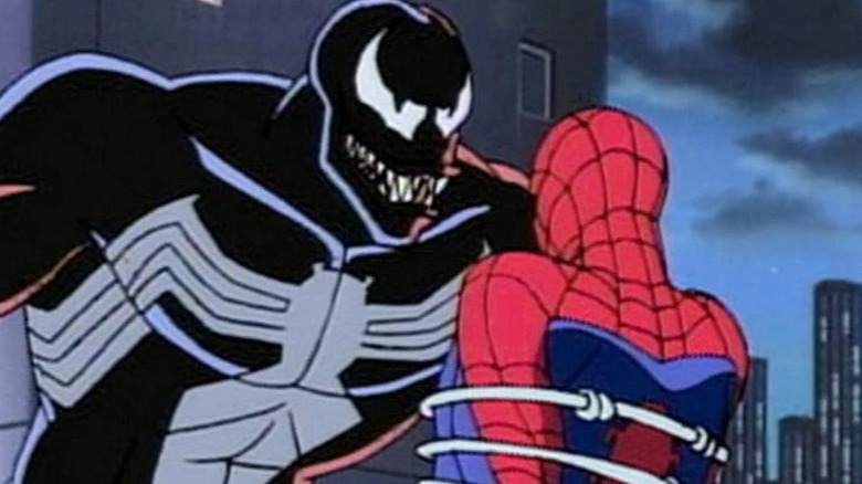 Spider-Man and Venom animated 