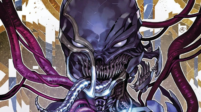 Scorn's body melds with technology
