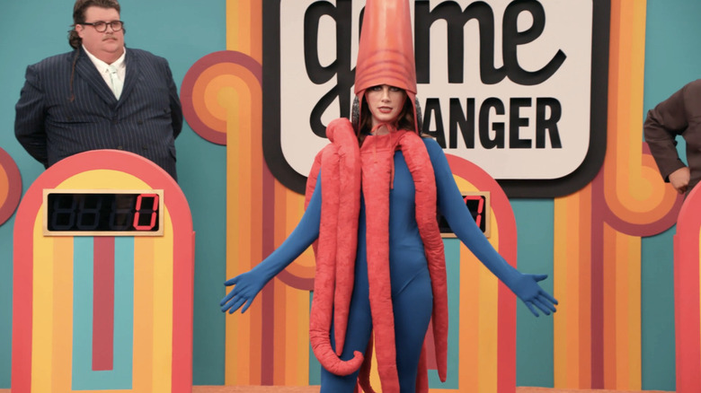 Vic Michaelis animorphing into a squid on Game Changer