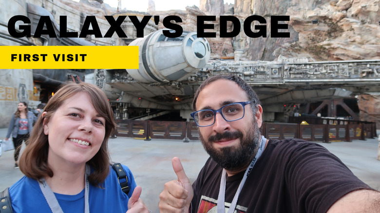 Star Wars Galaxy's Edge First Visit Vlog