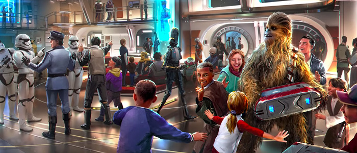 Star Wars Galactic Cruiser hotel concept art - Chewie