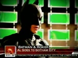 The Dark Knight on the Today Show