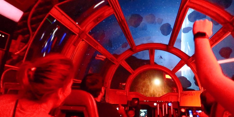 crashing the millennium falcon in galaxys edge