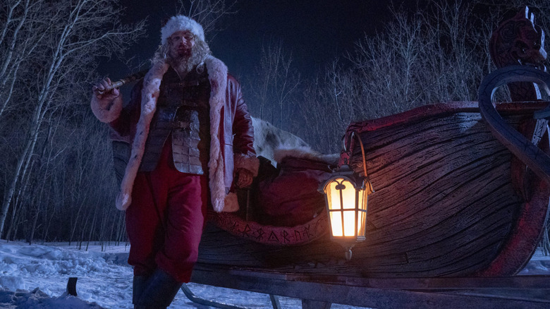 David Harbour as Santa Claus in Violent Night