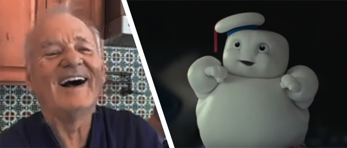 Bill Murray Reacts to Ghostbusters: Afterlife Clip