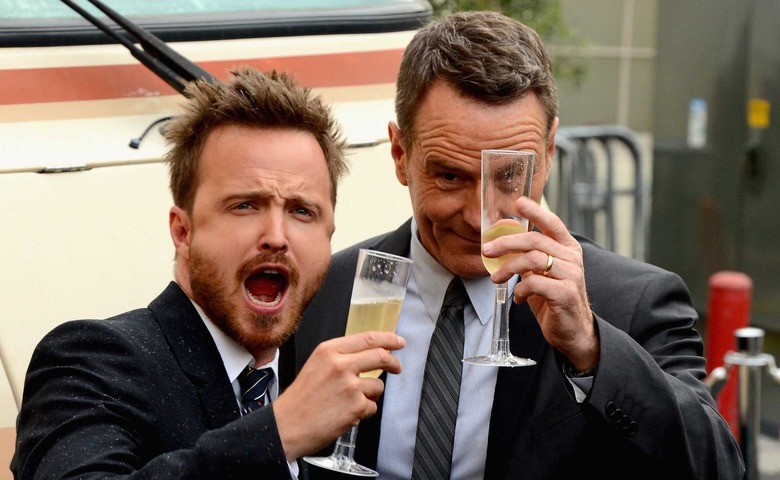 Aaron Paul and Bryan Cranston