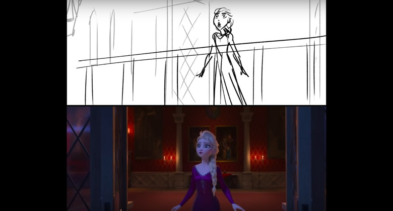 Frozen 2 Storyboard Comparison
